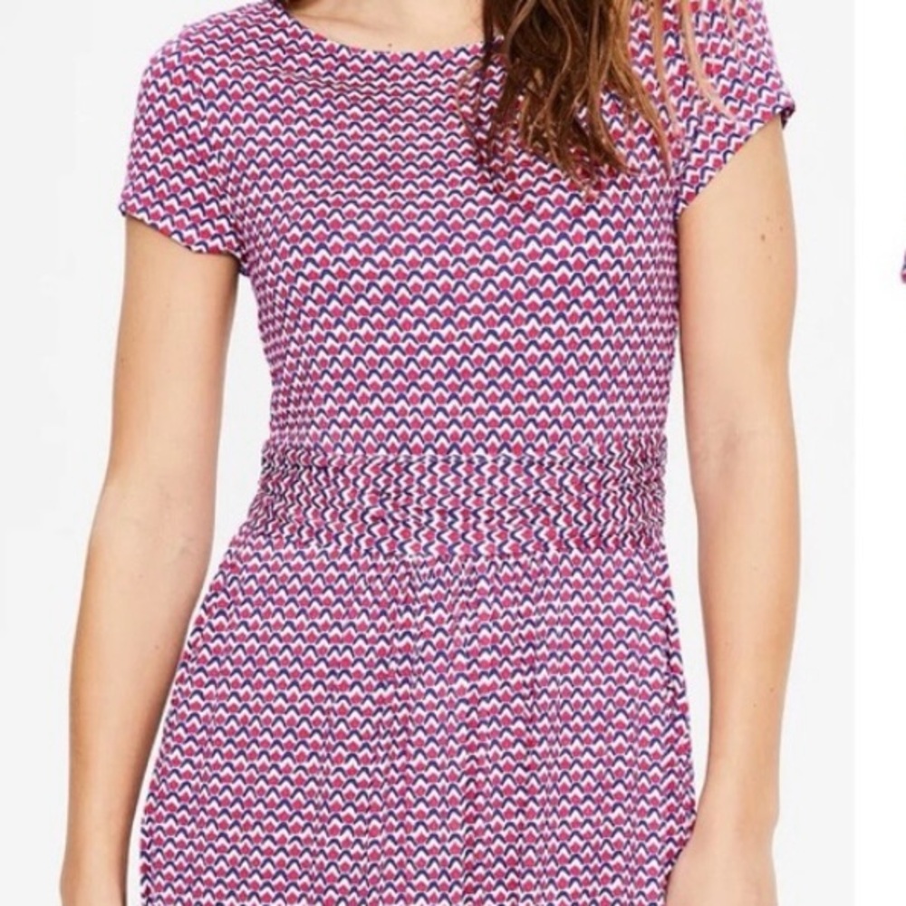 Boden Geometric Patterned Dress 12